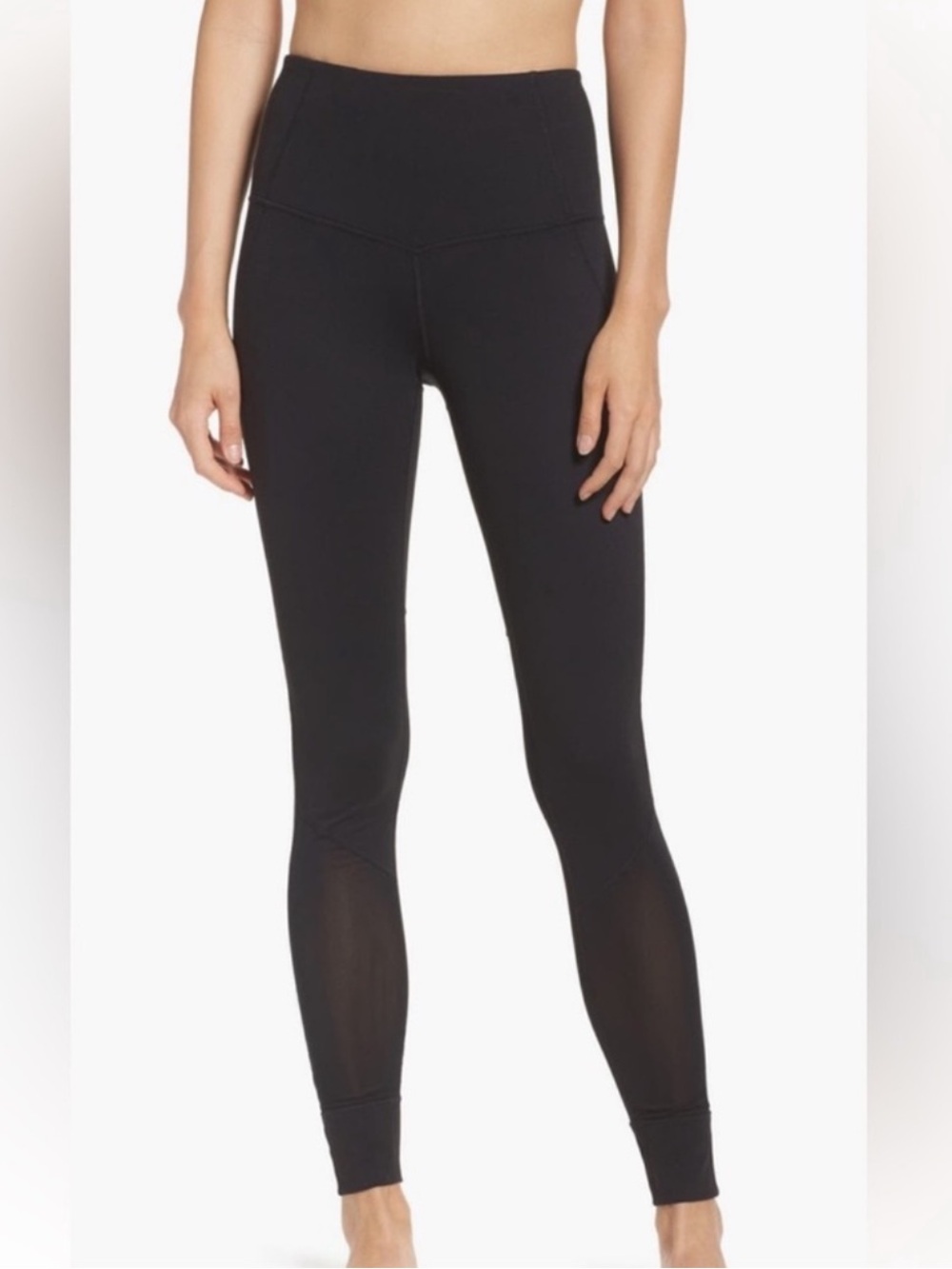 High-Waist Black Active Leggings